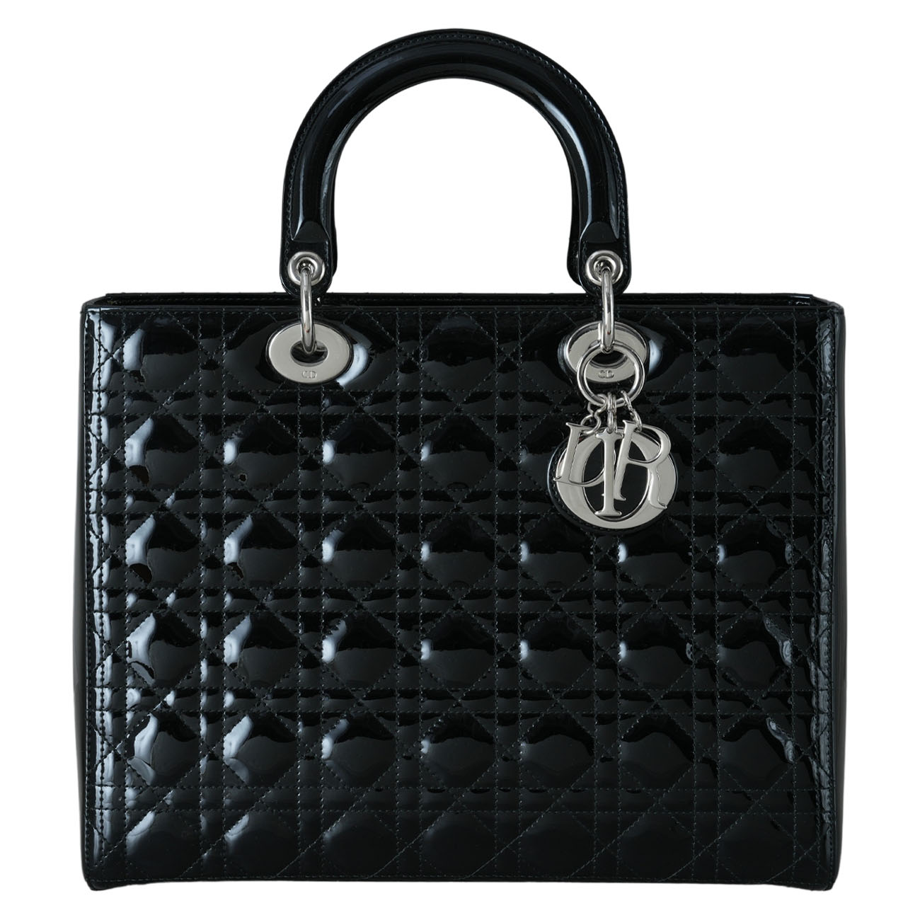 CHRISTIAN DIOR(USED)크리스찬디올 페이던트 레이디디올 라지 토트 겸 숄더백